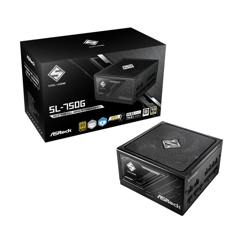 Fuente Alimentacion Asrock Meel Legend Sl-1000g 1000w Atx 80+ Gold Bk Retail