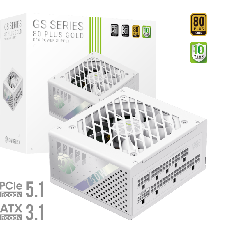 Fuente Alimentacion Gamemax Psu Gs 750g Wh 750w Sfx Full Modular White Gs 750g Wh