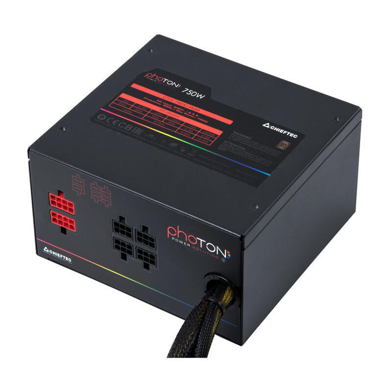 Fuente De Alimentacion Chieftec Photon 750 W 24-Pin Atx Ps/2 Negro