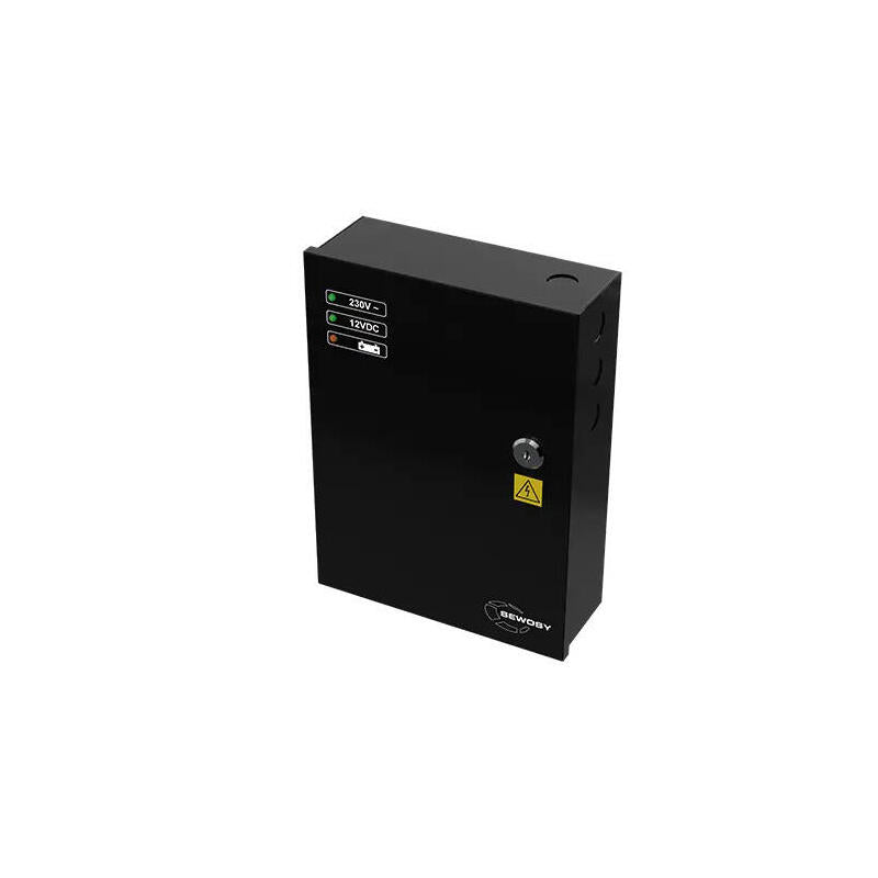 Fuente De Alimentación Conmutada Caja Negra - 12 V Cc 5 A - Con Relé