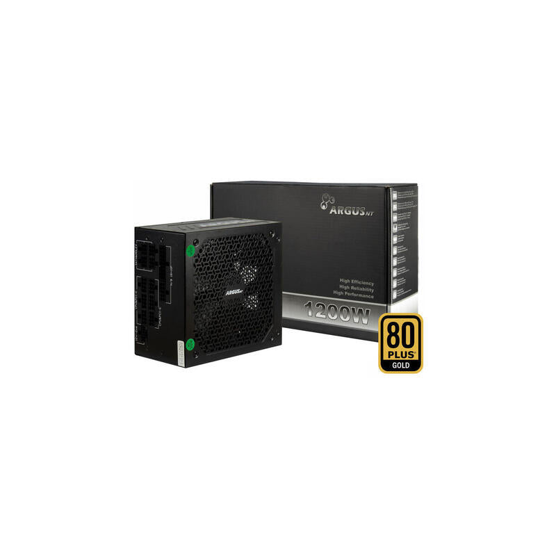 Fuente De Alimentación Inter-Tech Ha-1200ba4 Negra, 1x Gpu De Alta Potencia De 12 Pines, 3x Pcie, Gestión De Cables, 1200 Vatios 88882236