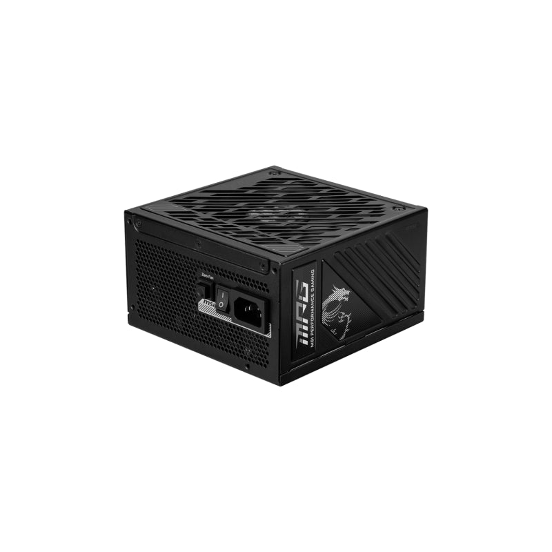 Fuente De Alimentación Msi Mpg A850gs Pcie5 850 W 24-Pin Atx Atx Negro