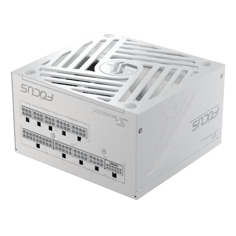 Fuente De Alimentación Seasonic Focus Gx-750 Atx3.0, Blanco, 1x 12vhpwr, 2x Pcie, Gestión De Cables, 750 Vatios Focus-Gx-750-V4-White