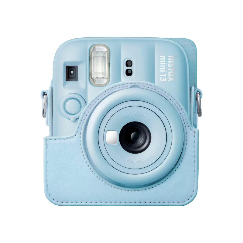 Fujifilm Funda Instax Mini 13 Frost Blue Funda De Cámara Con Correa Ajustable
