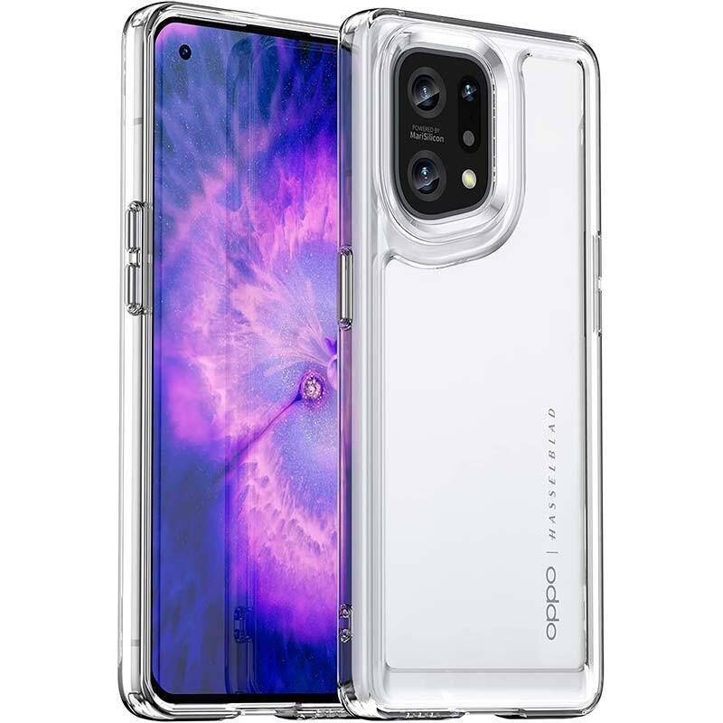 Funda Antigolpes Premium Para Oppo Find X5 5g Acrílico Anti-Amarillo Transparente