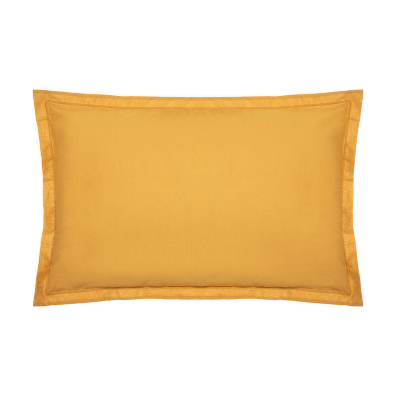 Funda De Almohada Color Mostaza 70x50cm