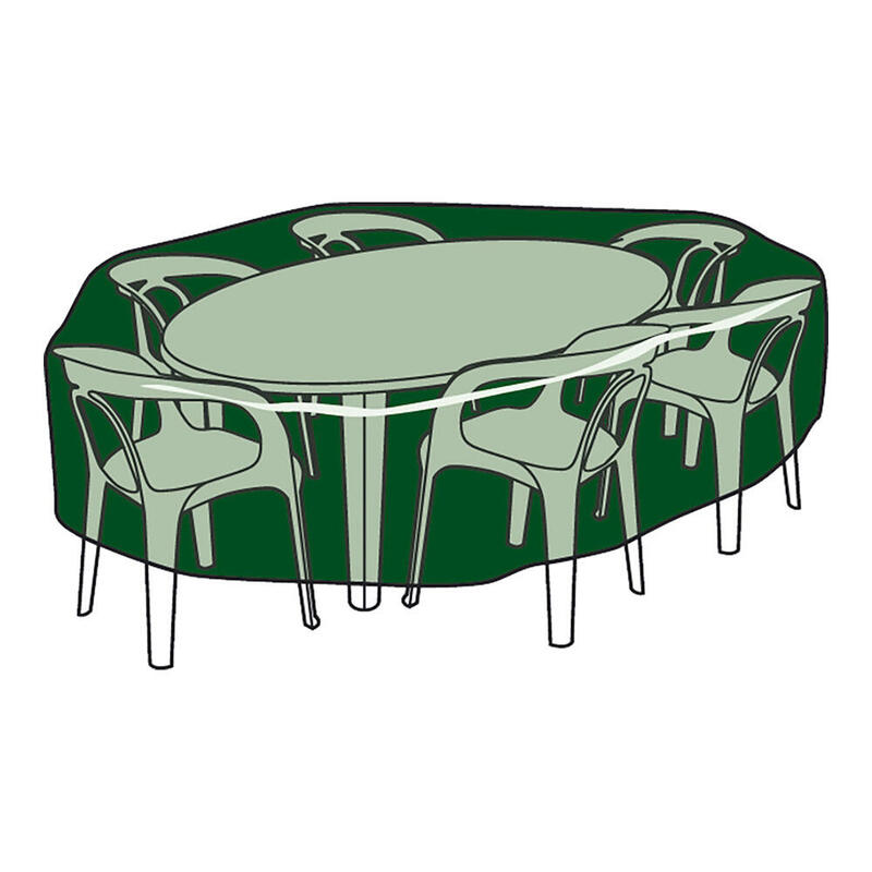 Funda De Protección. Cubre Mesa Y Sillas Ø205x90cm 240gr/M²