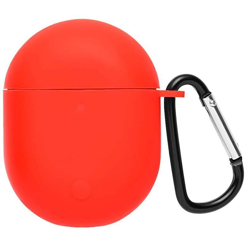Funda De Silicona Con Mosquetón Para Xiaomi Redmi Buds 3 Pro / Poco Buds Pro Rojo