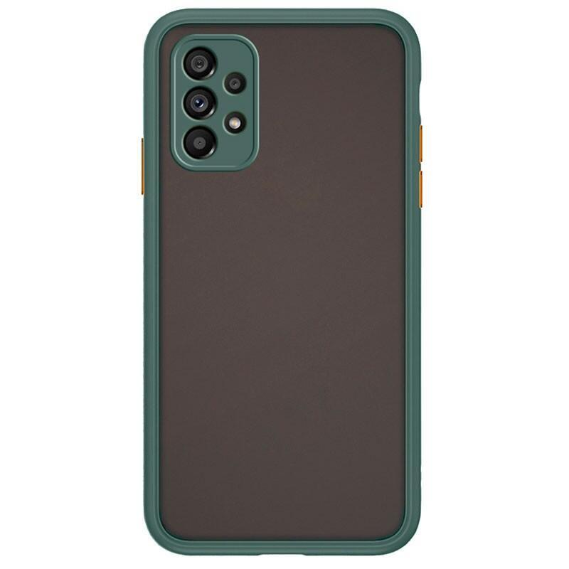Funda Dual Mate Samsung Galaxy A33 5g A336 Verde+Naranja