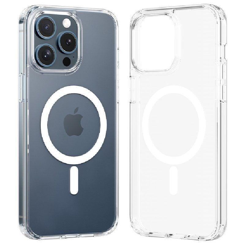 Funda Dura Con Magsafe Vention Kubt0-40 Compatible Con Iphone 14 Pro Max Transparente