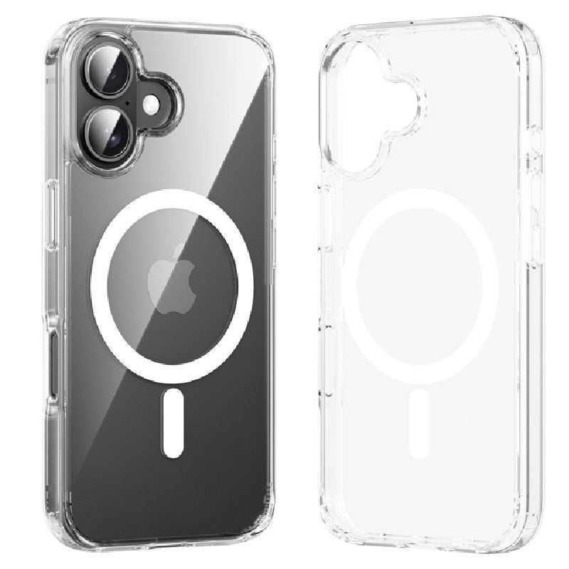 Funda Dura Con Magsafe Vention Kugt0-30 Compatible Con Iphone 16 Pro Transparente
