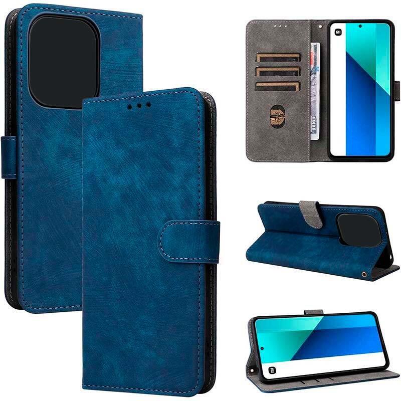 Funda Libro 360º Protection Xiaomi Redmi 13c / Poco C65 Azul