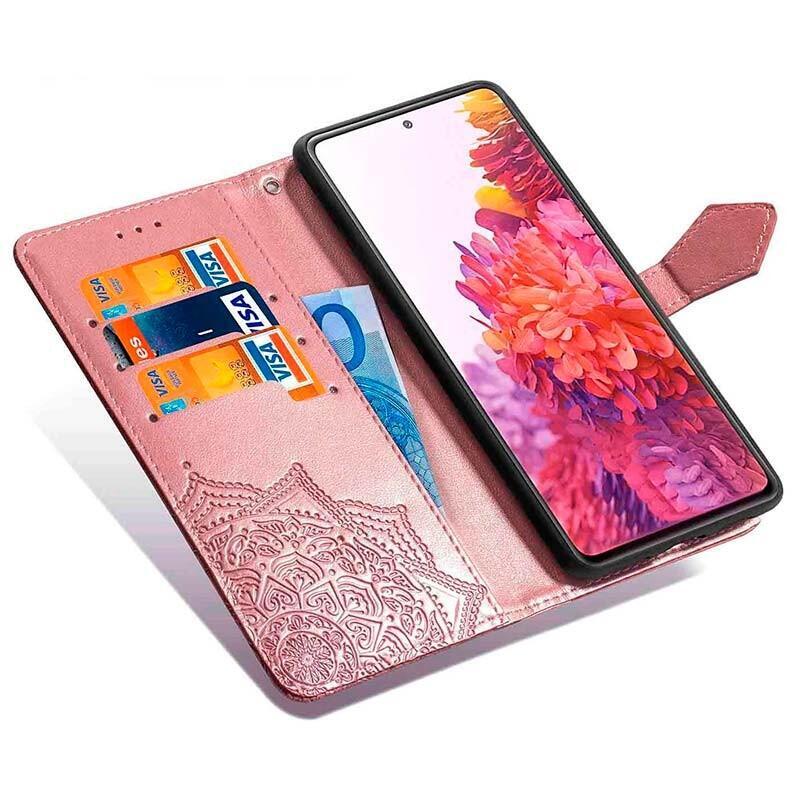 Funda Libro Mandala Xiaomi Redmi 13c / Poco C65 Rosa