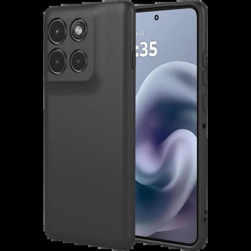 Funda Motorola G77/G67 Square Liquid Premium Negro