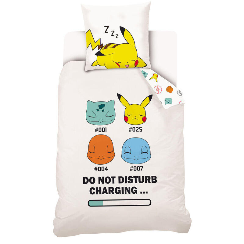 Funda Nordica Premium Pokemon Cama 90 Algodon