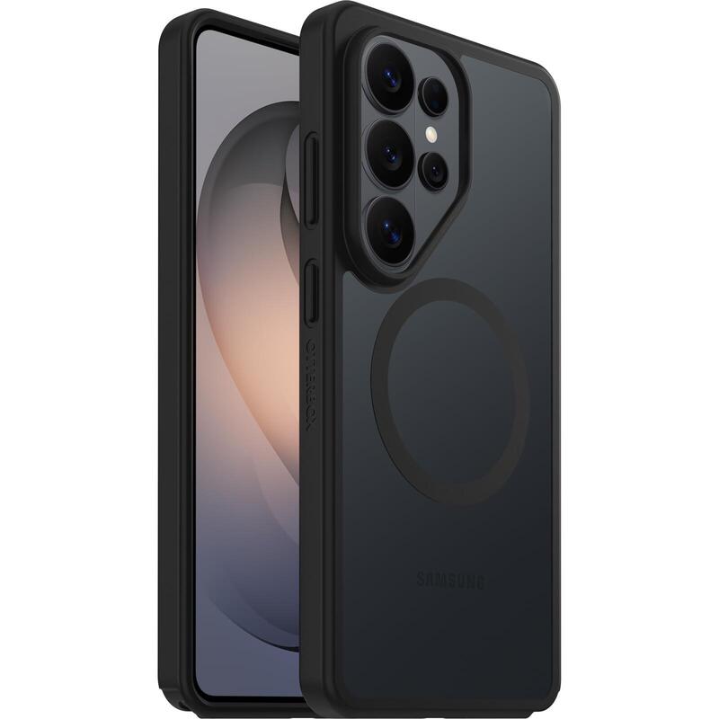Funda Otterbox React Series Con Imanes Para Samsung Galaxy S26 Ultra Resistente A Golpes Y Caídas,Ultra-Fina, Protectora,Testada Con Los Estándares Militares Anticaídas, Transparente/Negro