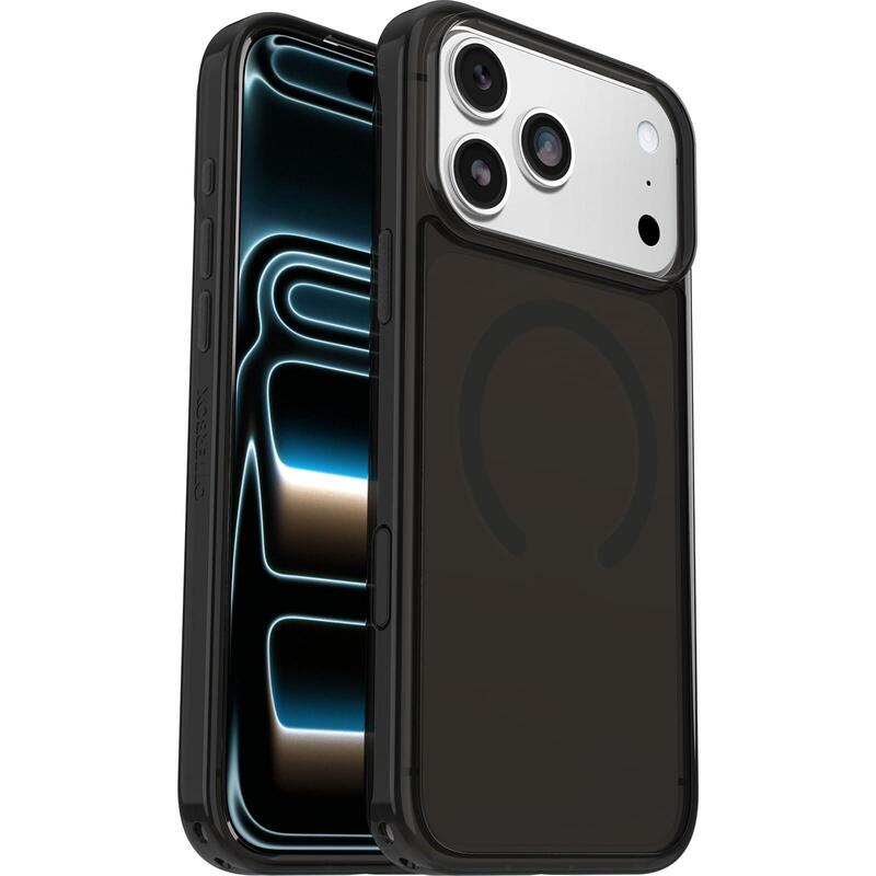 Funda Otterbox Symmetry Series Clear Magsafe Para Iphone 17 Pro Max, Resistente A Golpes Y Caídas, Funda Fina, Testada 3x Con Los Estándares Militares Anticaídas, Black Mist, Sin Caja Retail