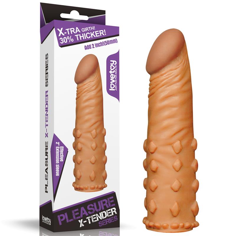 Funda Para El Pene Add 2 Pleasure X Tender Marrón
