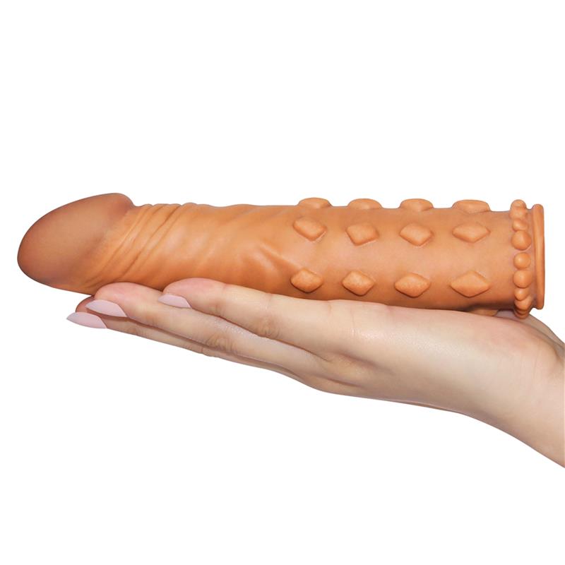 Funda Para El Pene Add 2 Pleasure X Tender Marrón