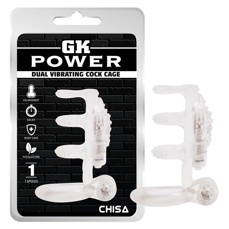 Funda Para El Pene Dual Vibrating Cock Cage