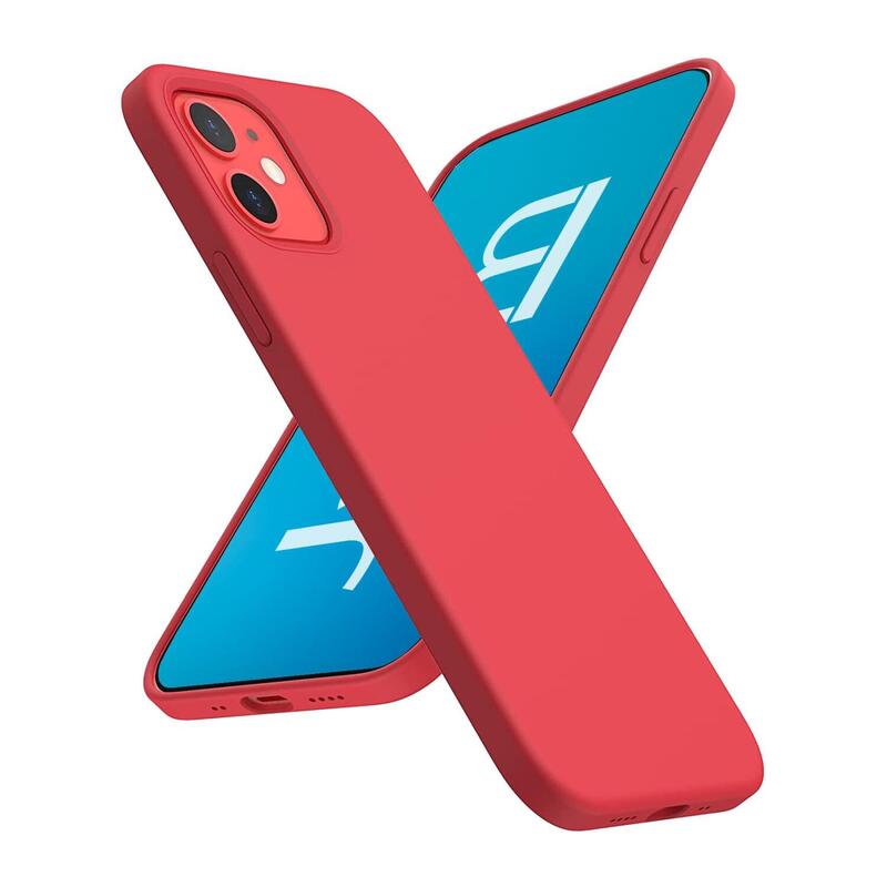 Funda Premium De Silicona Y Microfibra Compatible Magsafe Para Apple Iphone 16 Pro Rojo - Garantía De Por Vida - Jaym® Classic®