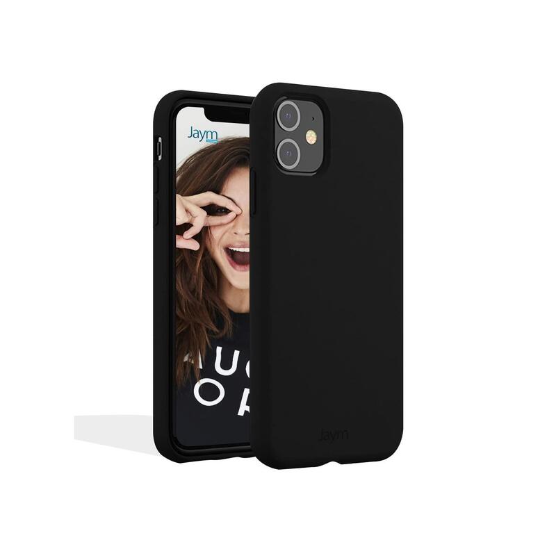 Funda Premium De Silicona Y Microfibra Para Apple Iphone 14 Pro Max Negro - Jaym® Classic® **