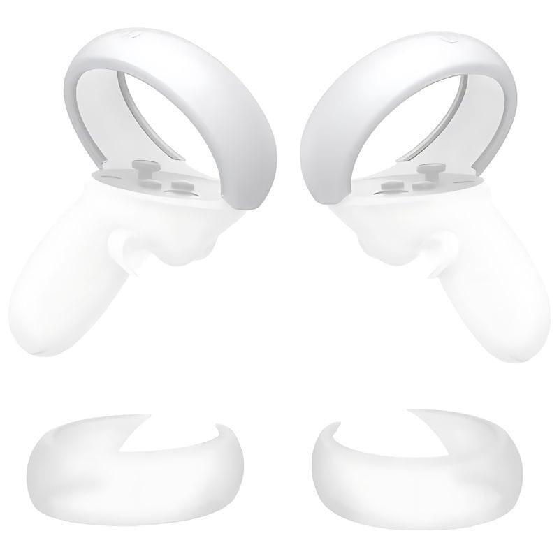 Funda Protectora Para Mandos Kiwi Design Q26-2.1 Para Meta Quest 2 Blanco