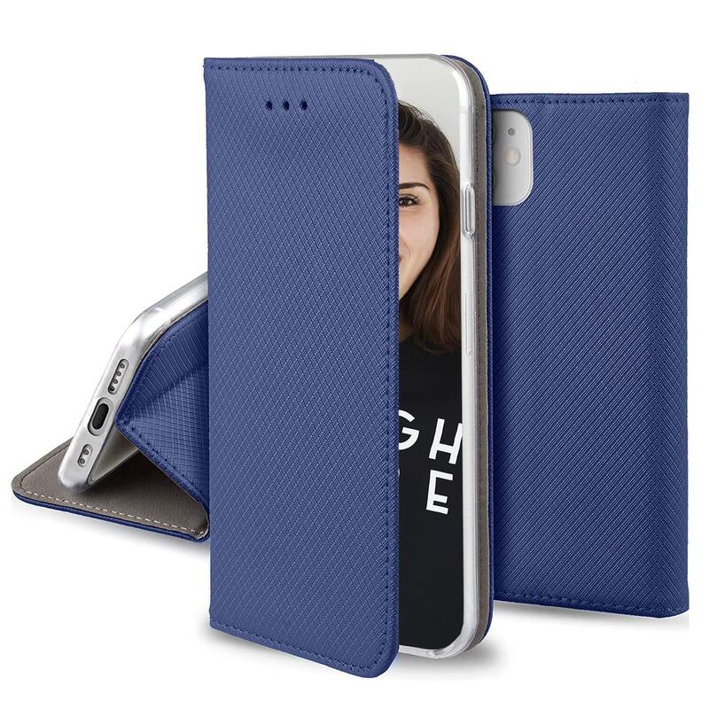 Funda Tipo Libro Con Soporte Magnética Azul Compatible Samsung Galaxy S24 Plus - Jaym®