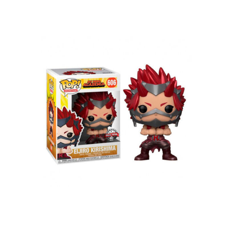 Funko Pop My Hero Academia Kirishima Edición Especial Efecto Metálico Nº 606 -Caja Original-