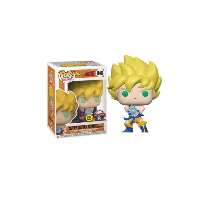 Funko Pop Super Saiyan Goku En Kamehameha 948 - Dragon Ball Z Edición Especial Brillante En La Oscuridad - 889698556323