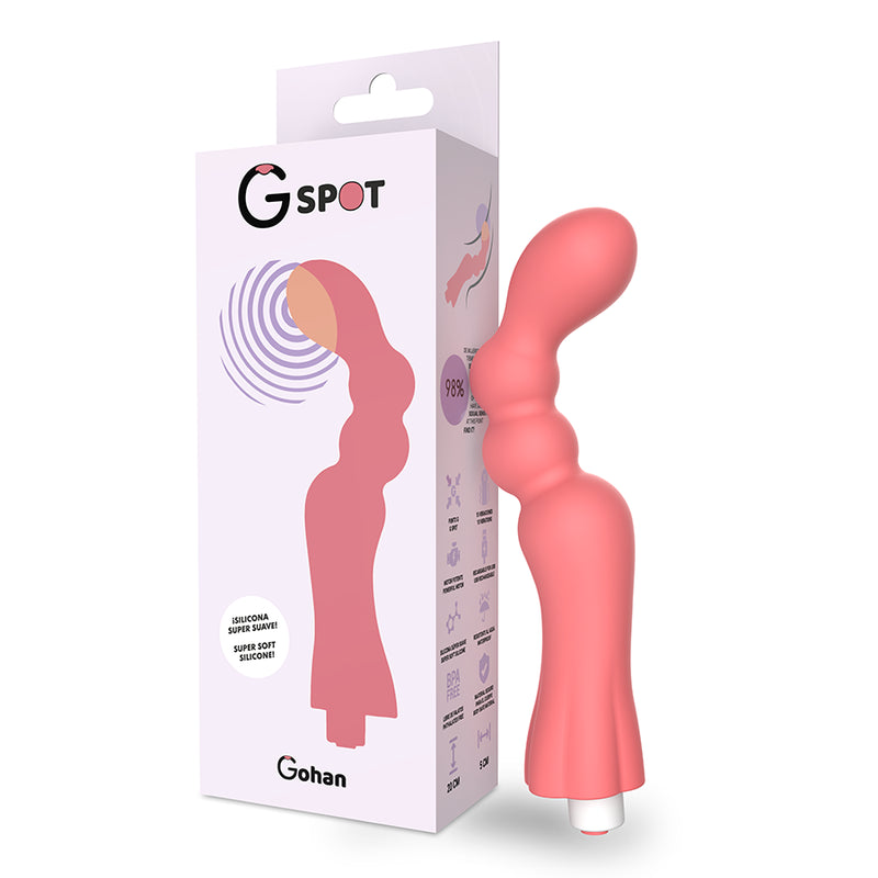 G-Spot - Gohan Vibrador Punto G Light Red
