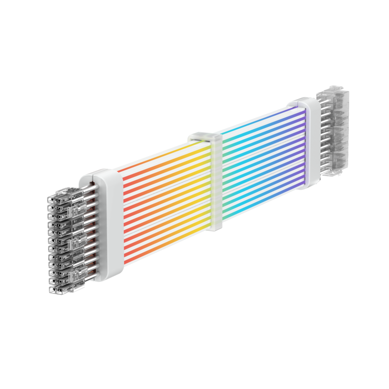 Gamemax Psu Extension Cable Vga 3x8pin-B White