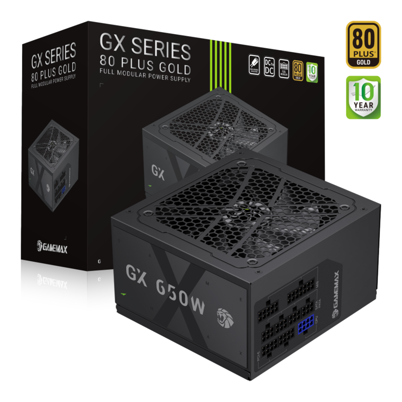 Gamemax Psu Gx 650gf 650w Gold Full Modular