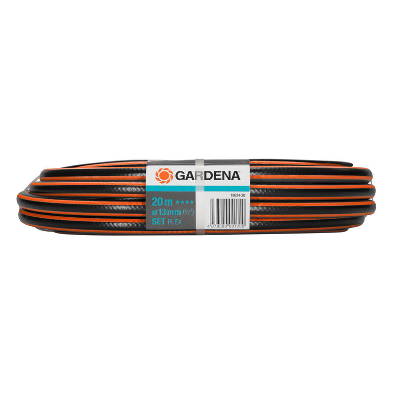 Gardena 18034-20 Manguera De Jardín 20 M Por Encima/Debajo Del Suelo Gris, Naranja