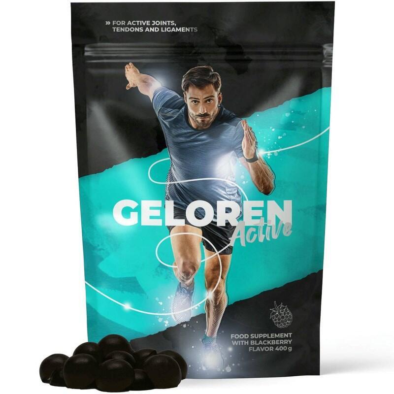 Geloren Active Blackberry Gominolas Para Personas Para Las Articulaciones Con Colágeno Y Vitamina C - 90 Uds.