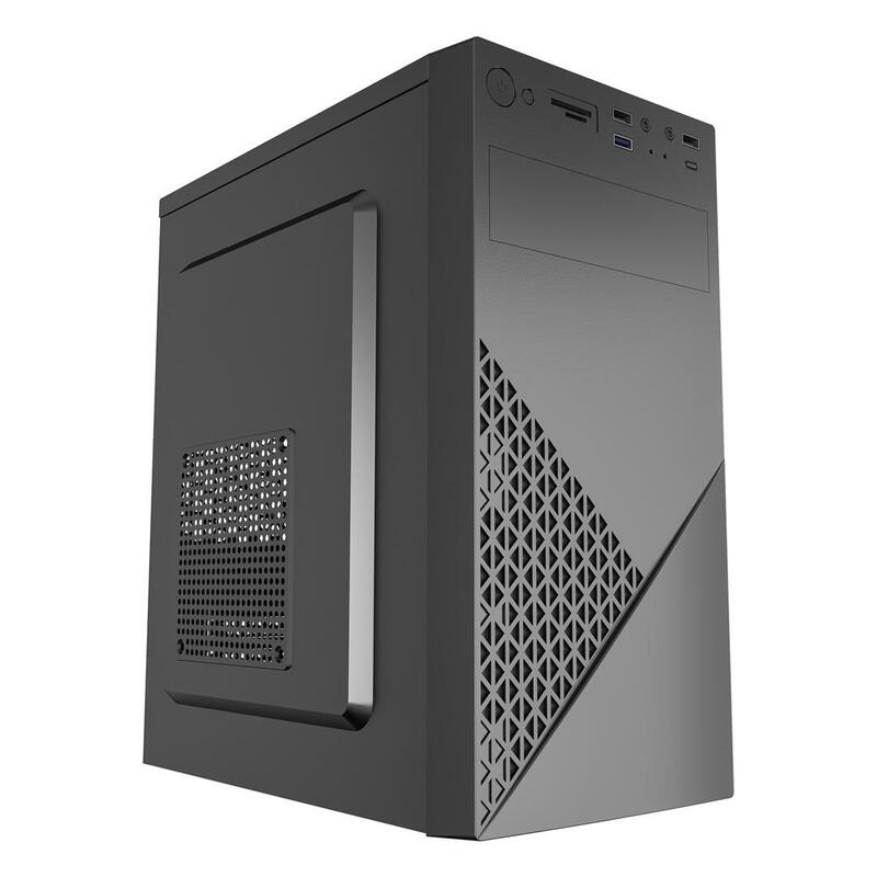 Gembird Computer Case Fornax K170 Matx 2x Usb 2.0 + 1x Usb 3.0 + 1x Usb Tipo C Card Reader Black
