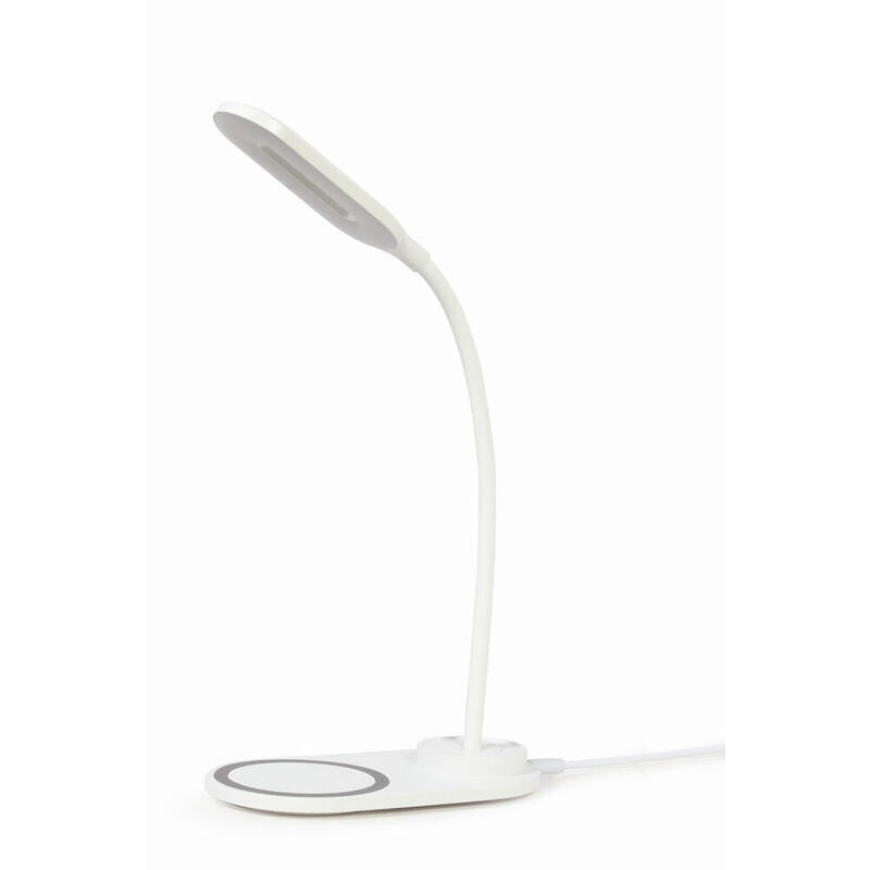 Gembird Ta-Wpc10-Led-01-Mx Lámpara De Mesa Negro, Blanco