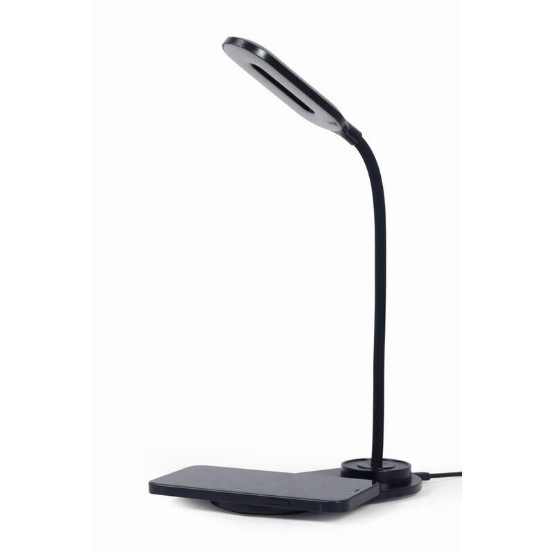 Gembird Ta-Wpc10-Led-01-Mx Lámpara De Mesa Negro, Blanco