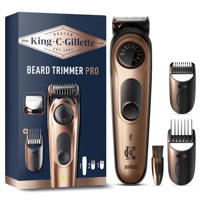 Gillette King C. Beard Trimmer Pro Elektrischer Barttrimmer
