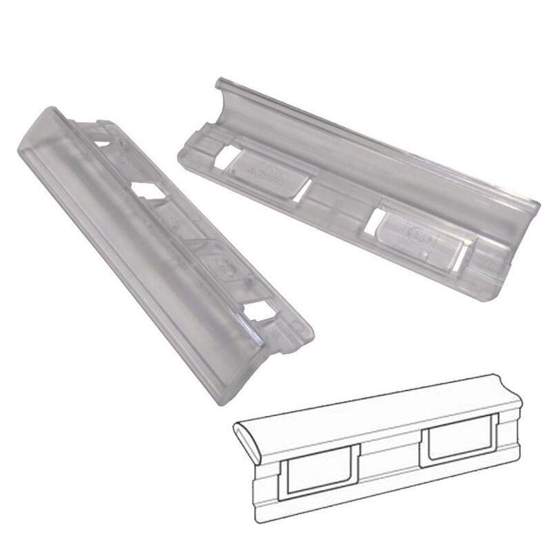 Gio Visor Para Carpeta Colgante 8,5x1,5 Cm Cristal -25u-