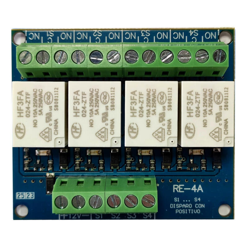 Gl-Seguridad Re-4a24 Modulo 4 Relés. Alimentación A 24v