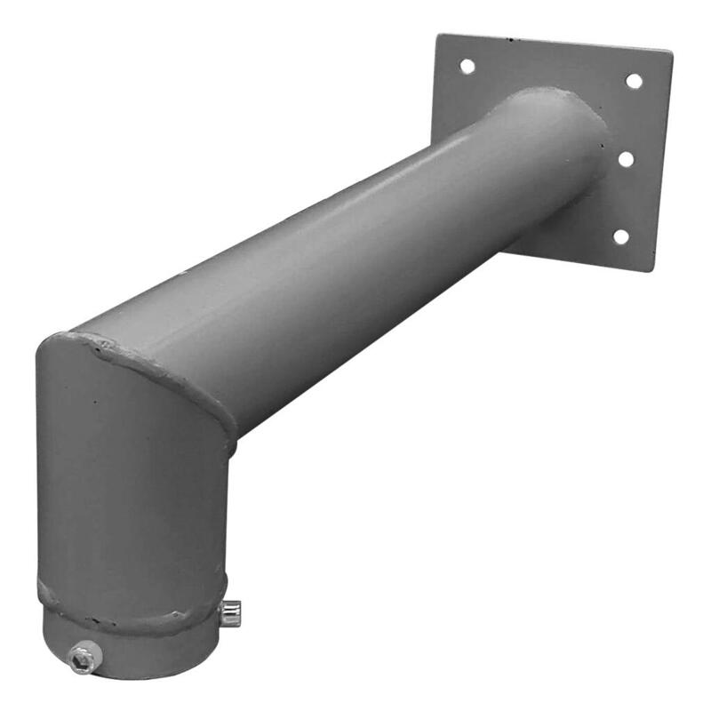 Global Baculo-Brazo-Ptz-500-Gris Soporte De 500mm Para Instalación De Camara Speed Dome En Báculo De 6m De Color Gris