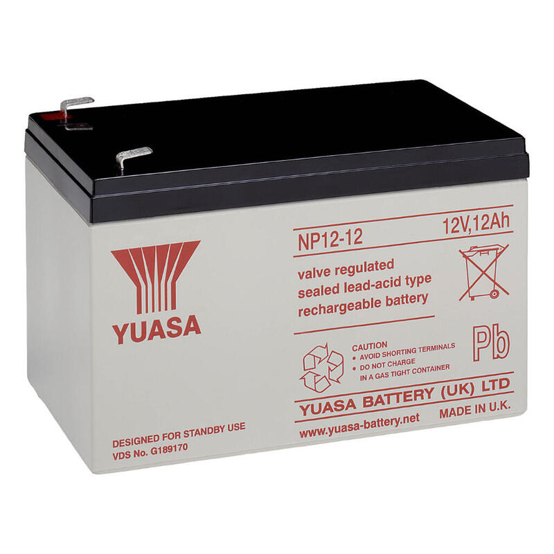 Global Np12-12 Batería De 12v. Capacidad 12ah. Conexión Por Terminal Faston 6,35