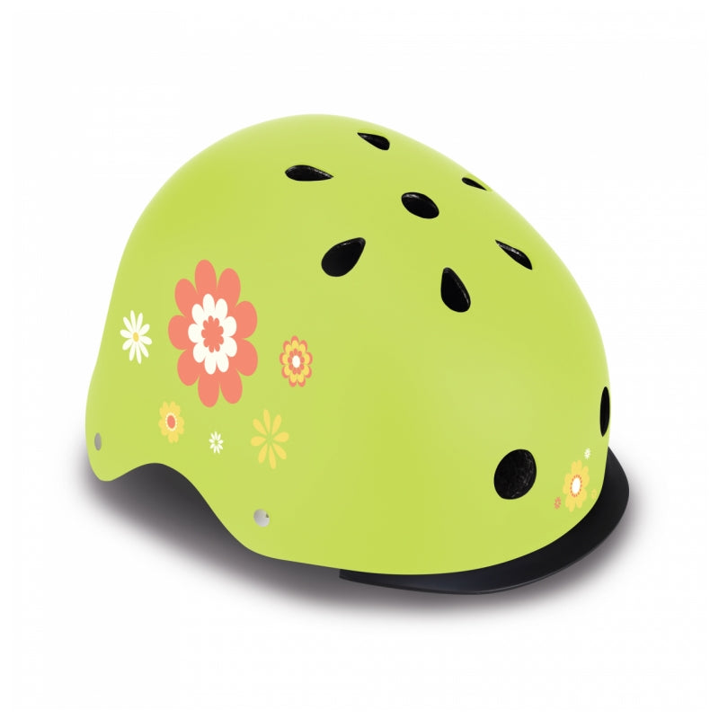 Globber Helmet Elite Lights, Xs S (48-53cm), Green, 507-106-2