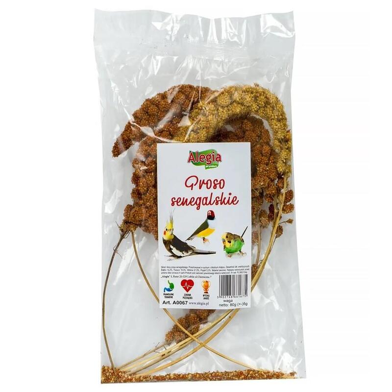 Golosina Para Pájaros Y Roedores Alegia Mijo Senegalés 80g