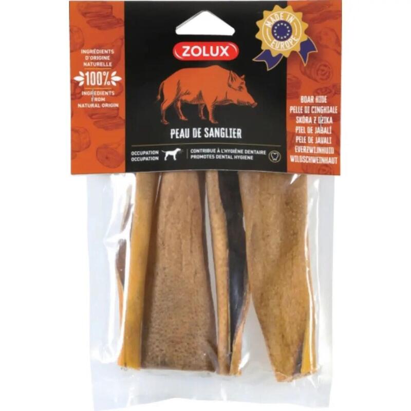 Golosina Para Perro Zolux Piel De Jabalí 100g