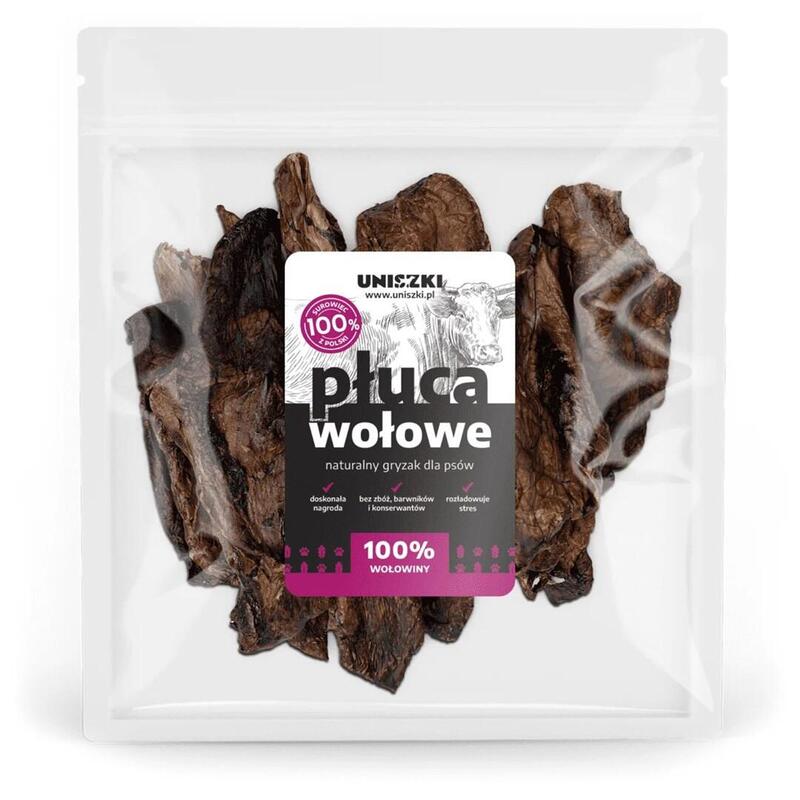 Golosina Para Perros Uniszki Pulmones De Res 500 G