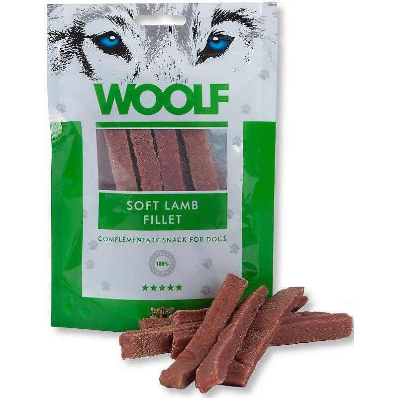 Golosina Para Perros Woolf Filetes Blandos De Cordero 100 G
