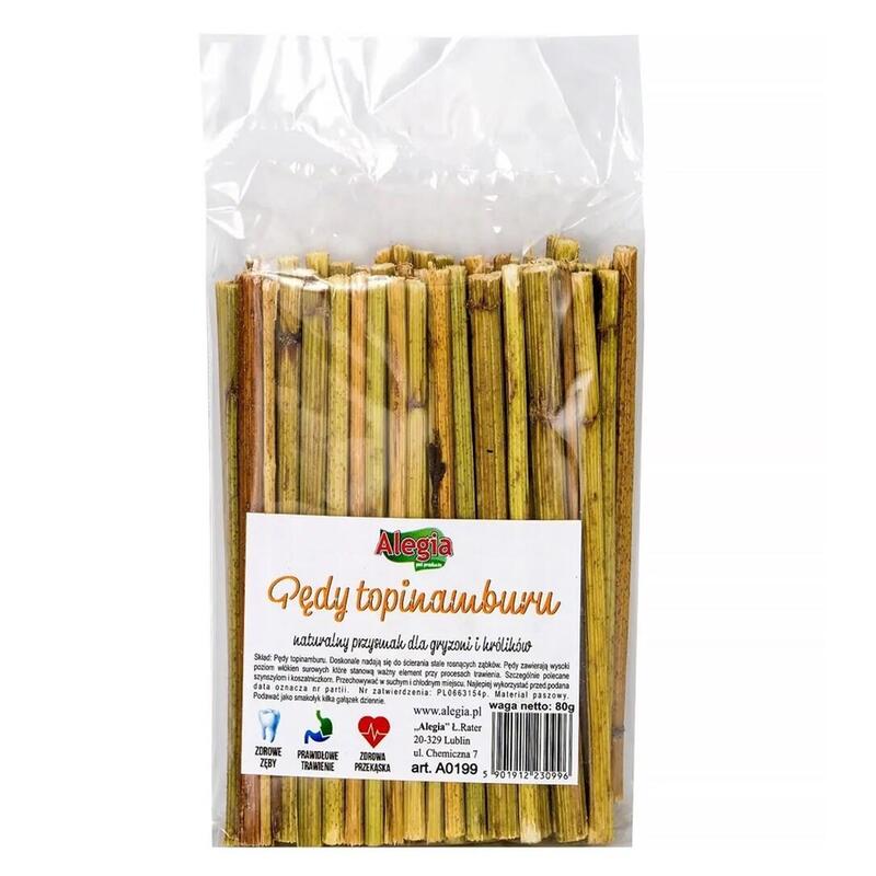 Golosina Para Roedores Y Conejos Alegia Jerusalem Artichoke Shoots 80g