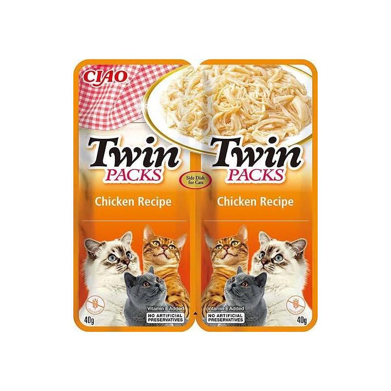 Goma Para Gatos Inaba Twin Packs Chicken 2 X 40g